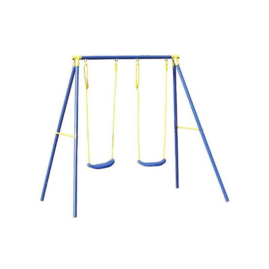 Immagine di ALTALENA DOPPIA 209x142XH182 CM CON 2 SEGGIOLINI