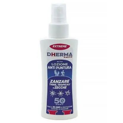 Immagine di DHERMA & SALUTAE LOZIONE ANTI PUNTURA REPELLENTE PER ZECCHE E ZANZARE FAMILY EXTREME 75 ML