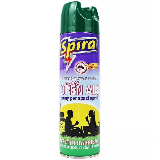 Immagine di INSETTICITA SPRAY PER MOSCHE E ZANZARE PER SPAZI APERTI 500 ML SPIRA