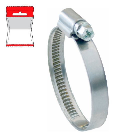 Immagine di FASCETTA STRINGITUBO 12x20 MM BLISTER 4 PZ