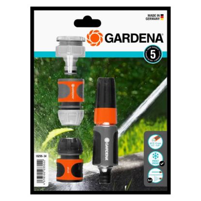 Immagine di SET LANCIA PER TUBI 1/2"' E 5/8" CON PRESA A RUBINETTO E 2 RACCORDI RAPIDI GARDENA