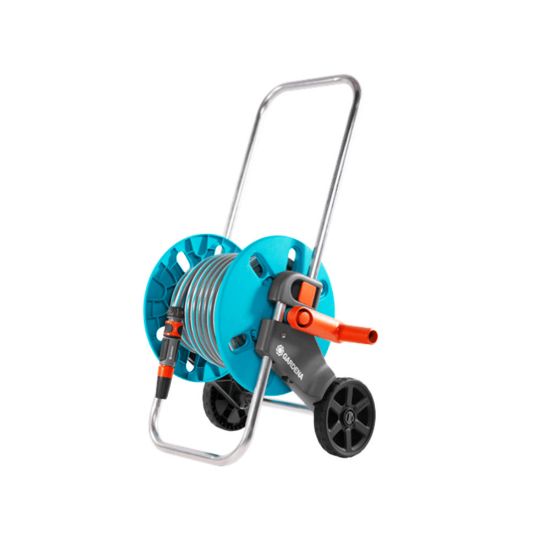 Immagine di AVVOLGITUBO CON TUBO 1/2"' 25 MT E ACCESSORI GARDENA