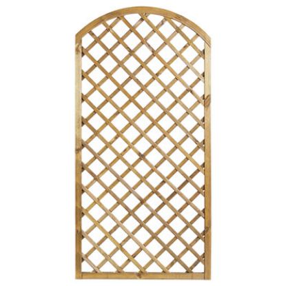 Immagine di GRIGLIATO CURVO AUTOCLAVATO ALTEZZA 180 CM LARGHEZZA 90 CM