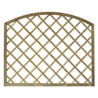 Immagine di GRIGLIATO CURVO AUTOCLAVATO ALTEZZA 120 CM LARGHEZZA 150 CM