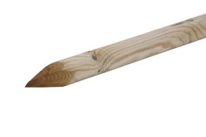 Immagine di PALO TONDO AUTOCLAVATO CON PUNTA DIAMETRO 80 MM ALTEZZA 2,00 MT