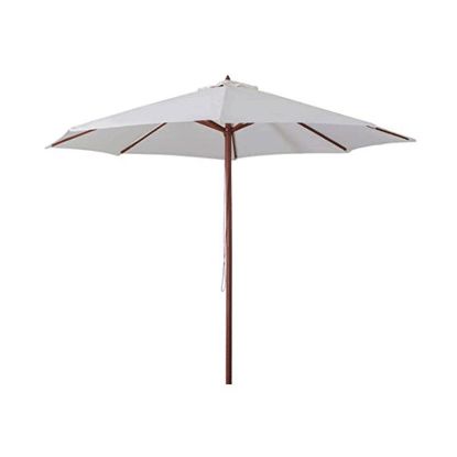 Immagine di OMBRELLONE LEGNO 3x3 MT COLORE ECRU