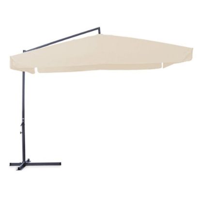 Immagine di OMBRELLONE DELUXE 3x3 MT CON BRACCIO LATERALE COLORE ECRU