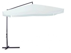 Immagine di OMBRELLONE DELUXE 3x3 MT CON BRACCIO LATERALE COLORE BIANCO