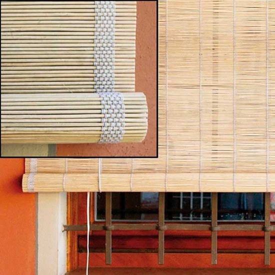 Immagine di TAPPARELLA ASIA BAMBU H 150 x L 300 CM ARROTOLAMENTO A FILO