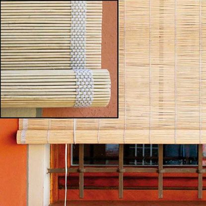 Immagine di TAPPARELLA ASIA BAMBU H 100 x L 160 CM ARROTOLAMENTO A FILO