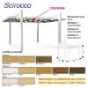 Immagine di GAZEBO SCIROCCO1 IN KIT 400x300 H 250 CM