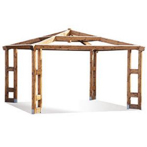 Immagine di GAZEBO MAESTRALE3 IN KIT 440x440 H 310 CM