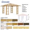 Immagine di GAZEBO GRECALE3 IN KIT 500x500 H 320 CM