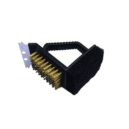 Immagine di SPAZZOLA BBQ 3 FUNZIONI 11,5 CM G.M.R.