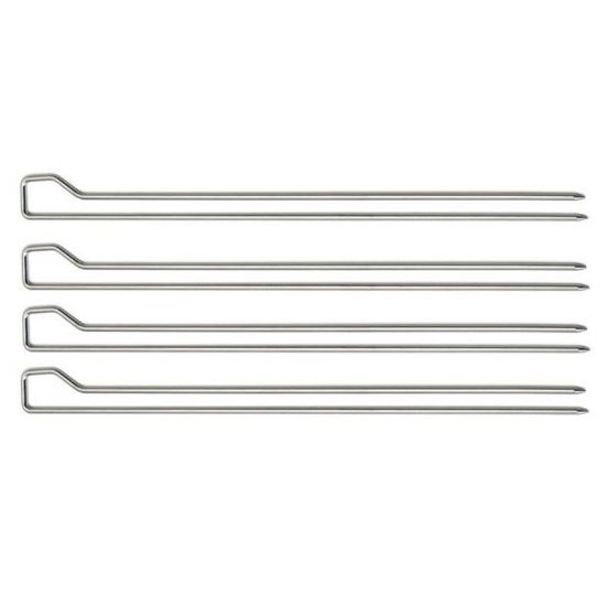 Immagine di SET SPIEDINI 4 PZ BBC ACCIAIO INOX G.M.R