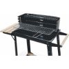 Immagine di BARBECUE CARBONELLA BESTBQ RETTANGOLARE 83x44x87H CM CON RUOTE E PIANO IN LEGNO GALILEO