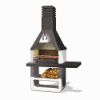 Immagine di BARBECUE PROMETEO CARBONELLA E LEGNA MISURA 125x64XH215,5 CM SAROM
