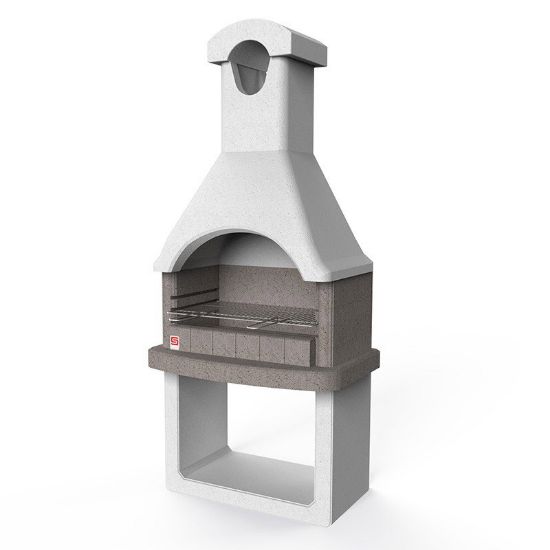 Immagine di BARBECUE COLUMBIA A CARBONELLA MISURA 88x58XH194,3 CM SAROM