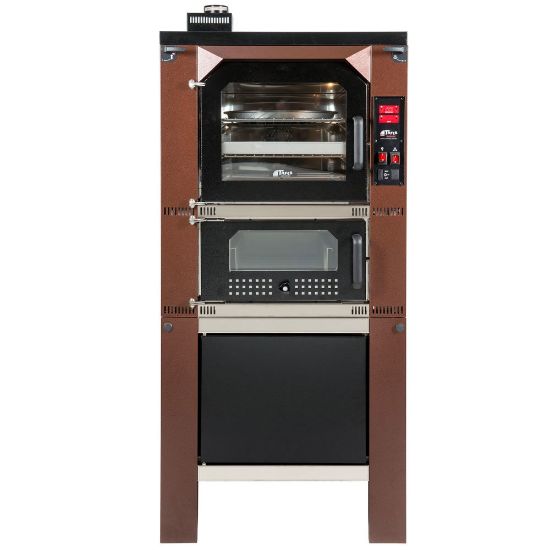 Immagine di FORNO DA INTERNO TAFER GENESIS 80 DIGIT VERNICIATO - CAMERA DI COTTURA CM 47x83 TAFER