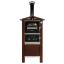 Immagine di FORNO DA ESTERNO TAFER OPTIMUS 80 VERNICIATO RAME CON CARRELLO - CAMERA DI COTTURA CM 47x81 TAFER