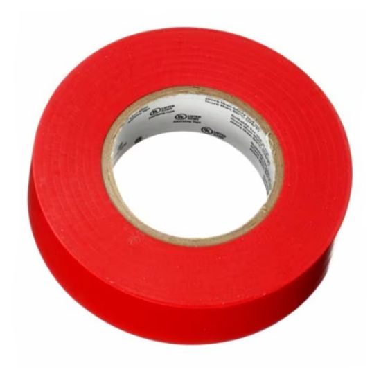 Immagine di NASTRO ISOLANTE 19 MM 25 MT ROSSO 3M