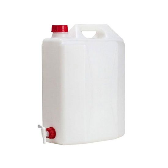 Immagine di TANICA PLASTICA TRASPARENTE LT 20 CON RUBINETTO ICS