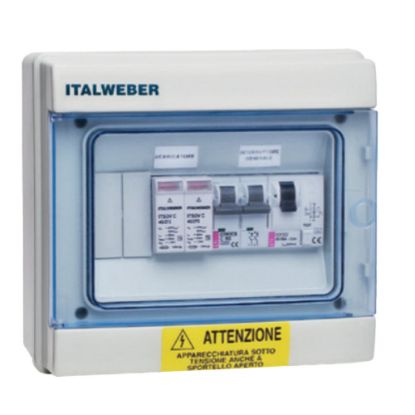 Immagine di QUADRO AC CABLATO PER CORRENTE ALTERNATA MONOFASE 32A ITALWEBER