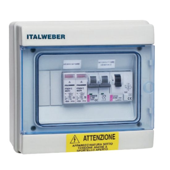 Immagine di QUADRO AC CABLATO PER CORRENTE ALTERNATA MONOFASE 16A ITALWEBER