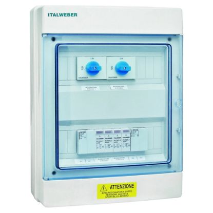 Immagine di QUADRO DC PER PROTEZIONE, SEZIONAMENTO E PARALLELO DI 2 STRINGHE INDIPENDENTI 600 VDC ITALWEBER