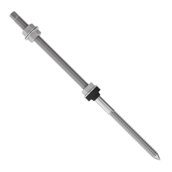 Immagine di VITE DOPPIO FILETTO INOX A2 M12x300 MM CONFEZIONE 25 PZ FISCHER