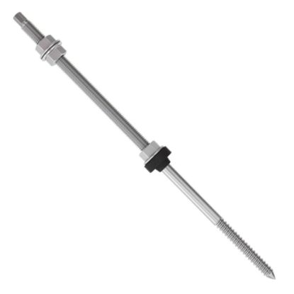 Immagine di VITE DOPPIO FILETTO INOX A2 M10x300 MM CONFEZIONE 25 PZ FISCHER