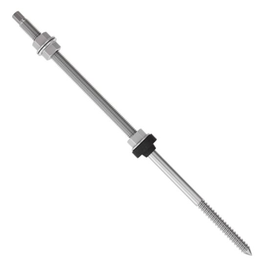 Immagine di VITE DOPPIO FILETTO INOX A2 M10x300 MM CONFEZIONE 25 PZ FISCHER