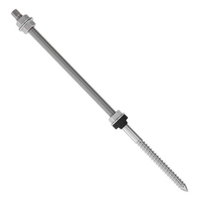 Immagine di VITE DOPPIO FILETTO INOX A2 M12x350 MM CONFEZIONE 25 PZ FISCHER