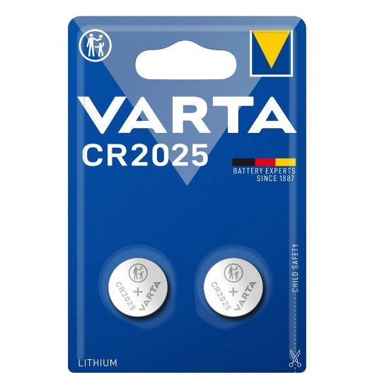 Immagine di MICROPILA CR 2025 3V LITIO CONFEZIONE 2 PZ VARTA
