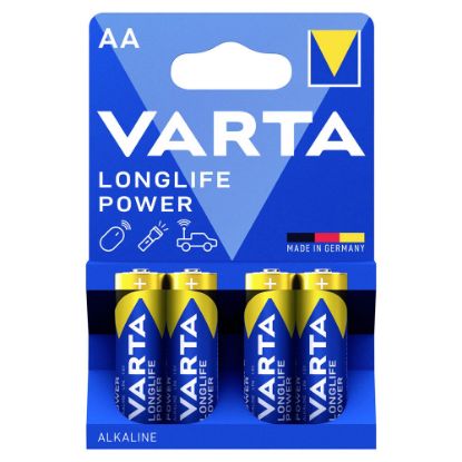 Immagine di PILA STILO AA 1,5V LONGLIFE POWER CONFEZIONE 4 PZ VARTA