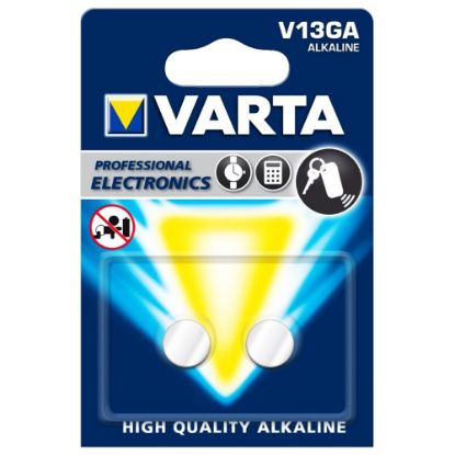 Immagine di MICROPILA V 13 GA/LR44 1,5V ALCANICA CONFEZIONE 2 PZ VARTA