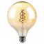 Immagine di LAMPADINA LED A FILAMENTO AMBRATA A DOPPIA SPIRALE 1800K G125 DIMMERABILE ATTACCO E27 DIMENSIONE 125x173 MM 6W VT-2126-N V-TAC