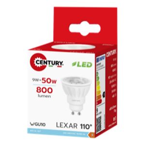Immagine di LAMPADINA LED ATTACCO GU10 LUCE CALDA 3000K LEXAR 110 9W CENTURY