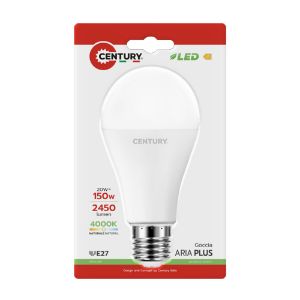 Immagine di LAMPADA LED E27 LUCE NATURALE 4000K GOCCIA ARIA PLUS 20W CENTURY