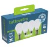 Immagine di LAMPADINA LED TUTTOVETRO OPALINO A SFERA 5W 6,5K ATTACCO E14 CONFEZIONE 4 PZ BEGHELLI
