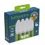 Immagine di LAMPADINA LED TUTTOVETRO OPALINO A OLIVA 5W 3K ATTACCO E14 CONFEZIONE 4 PZ BEGHELLI