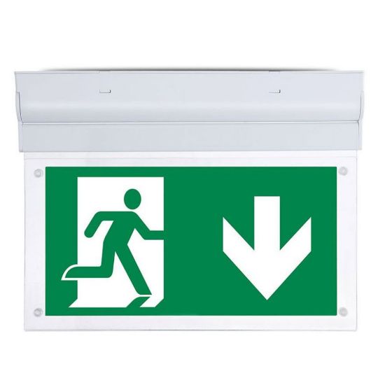 Immagine di LAMPADA DI EMERGENZA 2W 16LED 6000K MONTAGGIO AD INCASSO MODALITR SA E SE 12H DI RICARICA DIMENSIONE 335x200x46 MM IP20 VT-522-S-12 V-TAC