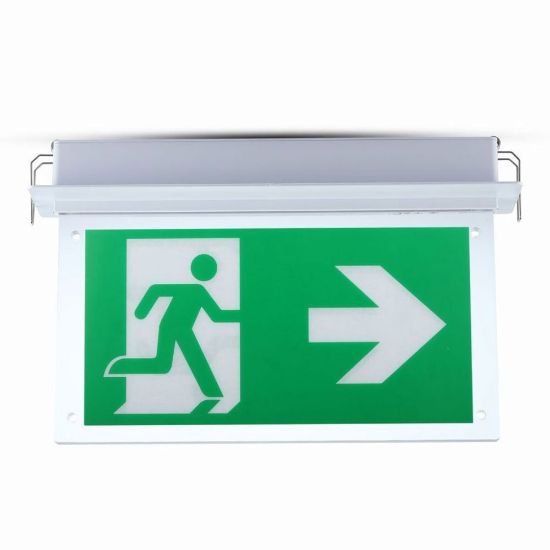 Immagine di LAMPADA DI EMERGENZA 2W 16LED 6000K MONTAGGIO AD INCASSO MODALITR SA E SE 12H DI RICARICA DIMENSIONE 335x200x46 MM IP20 VT-522-S-12 V-TAC