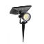 Immagine di FARETTO LED DA TERRA A PICCHETTO COLORE NERO CON PANNELLO SOLARE 2W 140x150x280 MM 4000K IP65 VT-952 V-TAC