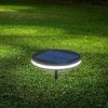 Immagine di LAMPADA LED DA TERRA A PICCHETTO SOLARE 2W COLORE NERO DIAMETRO 155MM ALTEZZA 200MM 3000K IP44 VT-1146 V-TAC