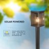 Immagine di LAMPIONCINO LED DA TERRA SOLARE 2.5W CON SENSORE DI MOVIMENTO A MICROONDE 120x120 MM COLORE NERO ALTEZZA 800 MM 3000K IP44 VT-1134 V-TAC