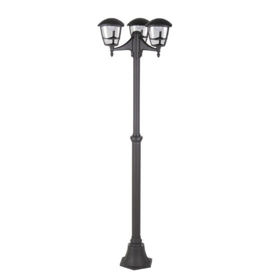 Immagine di LAMPIONE LED 3 LUCI H 200CM CENTURY