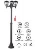 Immagine di LAMPIONE LED 3 LUCI H 200CM CENTURY