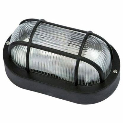 Immagine di PLAFONIERA A TARTARUGA OVALE 25W NERA F.A.E.G.