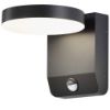 Immagine di APPLIQUE A MURO DA ESTERNO CON SENSORE DI MOVIMENTO ROTONDA 17W 150LM/W COLORE NERO 3000K IP65 VT-11020-RD-B V-TAC